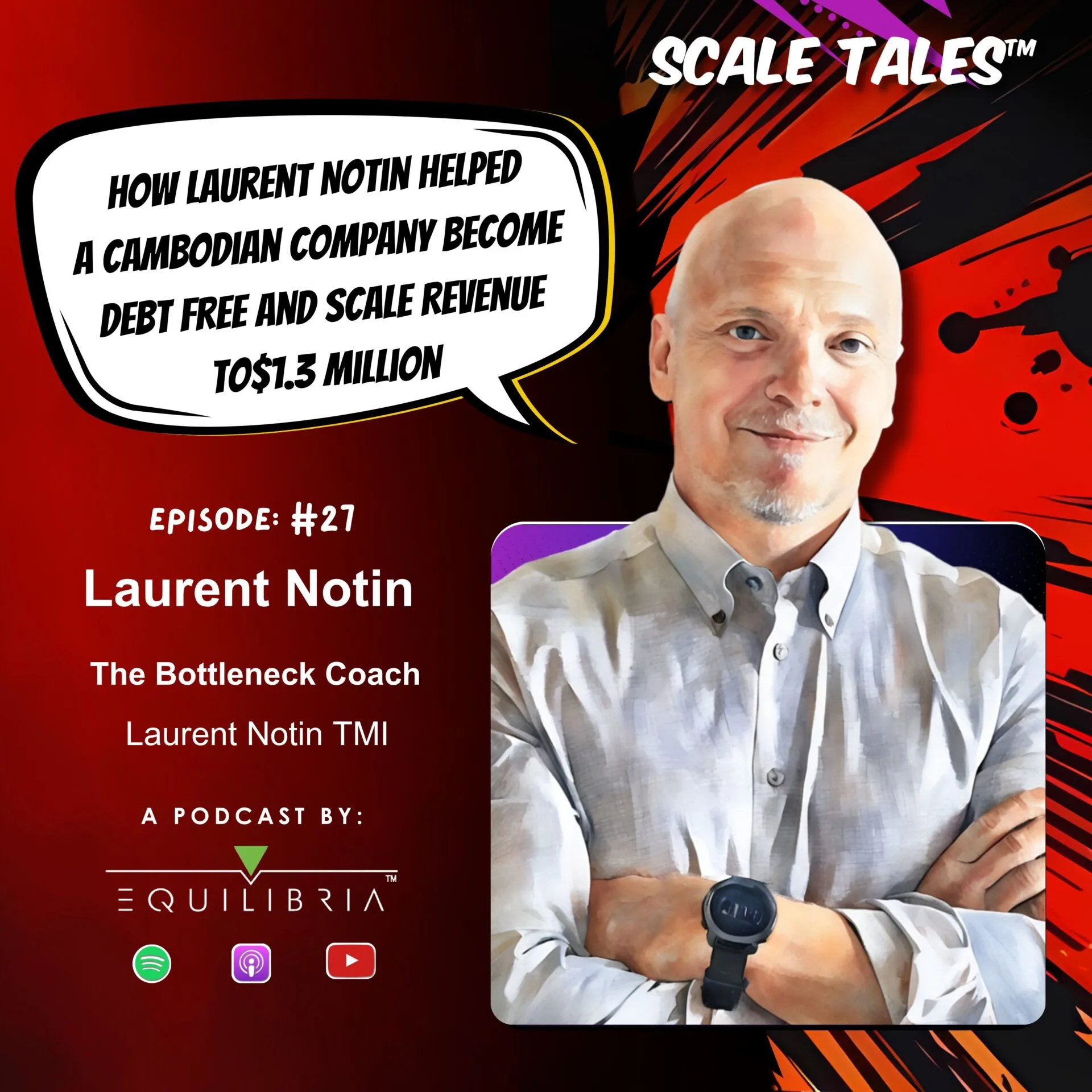 Ep. 27: How Laurent Notin Helped a Cambodian Company Become Debt Free and Scale Revenue to $1.3 Million