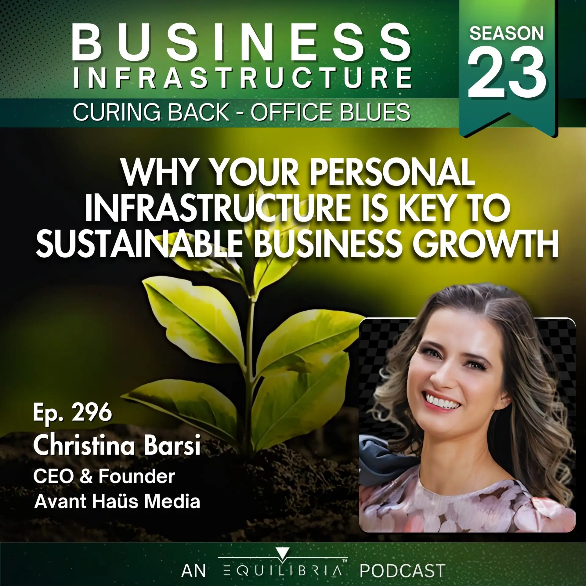 296: Christina Barsi Explains Why Your Personal Infrastructure is Key to Sustainable Business Growth
