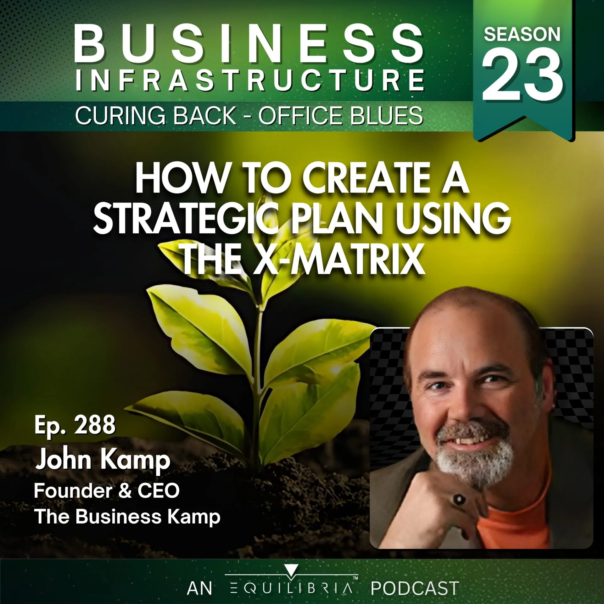 288: John Kamp Explains How to Create a Strategic Plan Using the X-Matrix