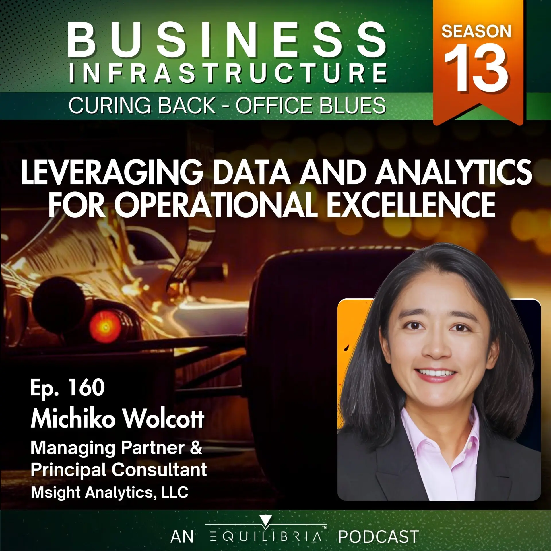 160: Leveraging Data and Analytics for Operational Excellence with Michiko Wolcott