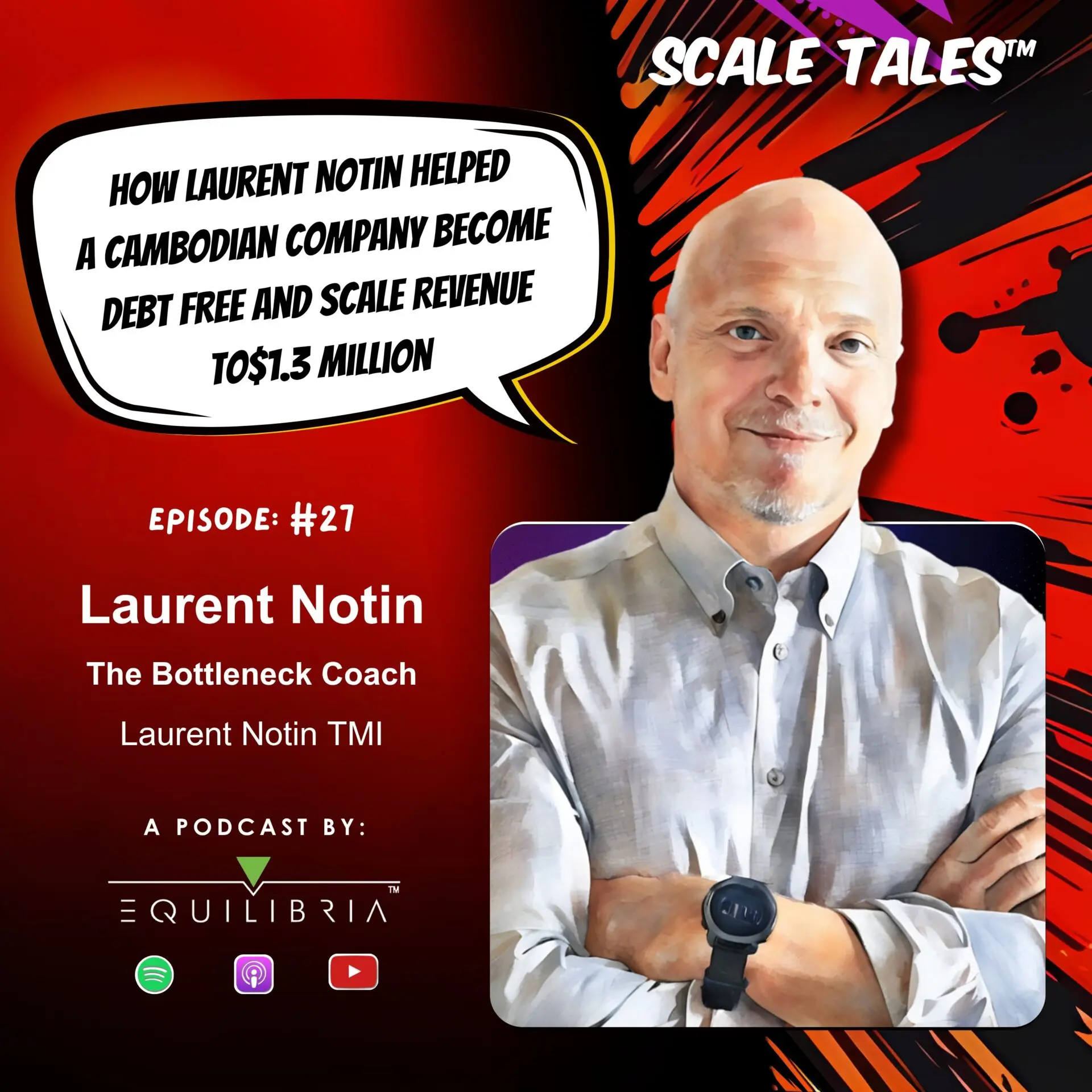 Ep. 27: How Laurent Notin Helped a Cambodian Company Become Debt Free and Scale Revenue to $1.3 Million