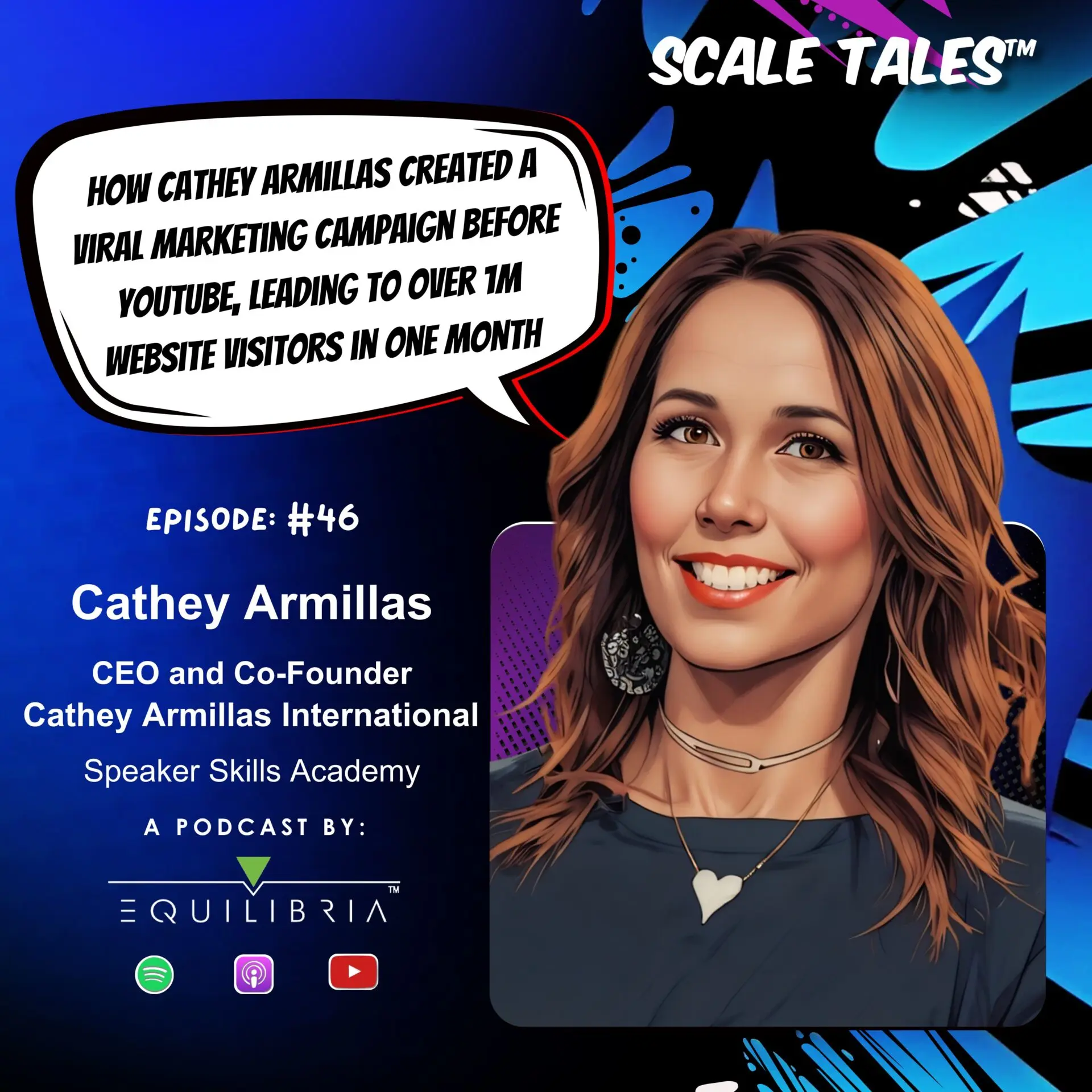 Ep. 46: How Cathey Armillas Created a Viral Marketing Campaign Before YouTube, Leading to over 1M Website Visitors in One Month